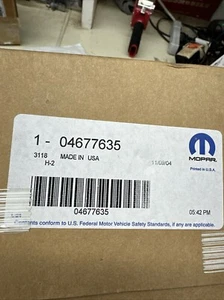 Mopar 04677635 A/C Climate Control Unit 1999 Chrysler Voyager NOS - Picture 1 of 15