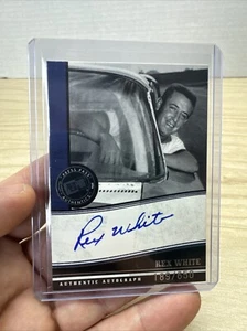 Rex White 2006 Press Pass Legends Autograph /650 NASCAR HOF Hall of Fame - Picture 1 of 2