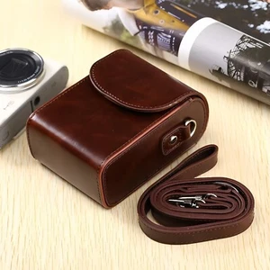 Camera bag. Leather hard case.for Canon Powershot SX720 HS. Anti-fall - Picture 1 of 17