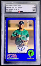 2022 Topps Heritage Minors JONATAN CLASE AUTO Blue /99 #roa-jcl BLS 8