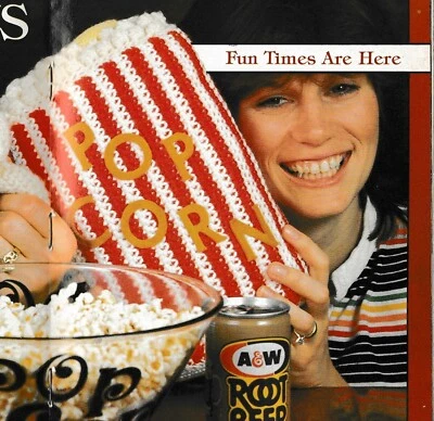 Hot Popcorn Pillow - 12" high - Worsted weight yarn - Crochet Pattern ONLY - Image 1 of 2