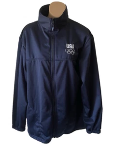 Vintage U.S. Olympic Committee Jacket OFFICIAL PRODUCT OF USA OLYMPICS Size L - Picture 1 of 9