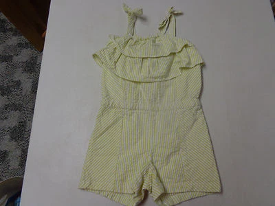 GYMBOREE BRIGHT AND BEACHY STRIPED SEERSUCKER 1 PC ROMPER  GIRLS  SZ   4   - Image 1 of 3