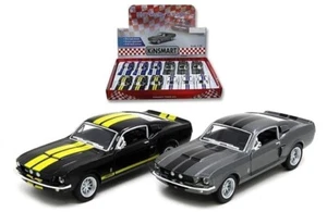 Kinsmart 1967 Shelby GT 500 with Stripes 1:38 Diecast Toy Car KT5372D - Picture 1 of 1