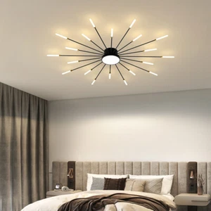 Bedroom Ceiling Lights LED Ceiling Lighting Bar Lamp Black Kitchen Ceiling Light - Picture 1 of 5