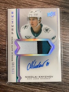 NIKOLAI KNYZHOV 2020-21 Premier Rookie Auto Patch #119/249