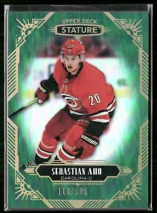 2020-21 Upper Deck Stature - Green #52 Sebastian Aho /175 - Picture 1 of 2