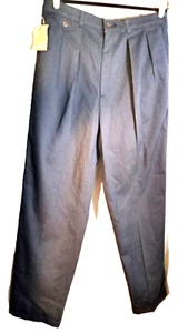 Niebieskie spodnie Savane no wrinkle no stain klasyczny krój 34/34 Fabrycznie nowe z metką - Zdjęcie 1 z 8