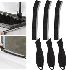Multifunctional Gap Cleaning Brush for Kitchen, Window, Vehicle (3, Black) - Picture 1 of 6