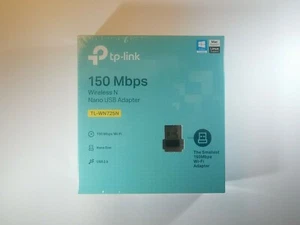 Adaptador USB TP-Link Wireless N Nano 150 Mbps Wi-Fi Status LED WEP, WPA, WPA2 NUEVO - Imagen 1 de 1
