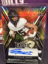 2023 Leaf Exotic Charlie Jones Parrot AUTO 9/9 CINCINNATI BENGALS