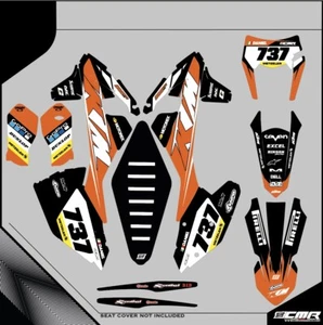 KIT Grafiche adesive Per KTM EXC 2017 2018 2019  17 18 19 - Bild 1 von 1
