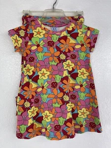 Kelly’s Kids Girls Outfit 5/6 Pink Floral 2pc Set Shirt Pants Vintage Y2k 90s - Picture 1 of 6