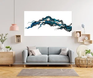 3D Blue Style I5423 Wall Stickers Wall Mural Decals Jacqueline Reynoso Erin - Picture 1 of 10