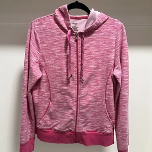 Danskin Now Hooded Jacket Women Size Large Pink Full Zip - Picture 1 of 7
