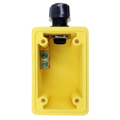 PASS & SEYMOUR FD11 WATERTIGHT DEEP FD BACK BOX, 1/2" NPT, 1-GANG, YELLOW - Image 1 of 4