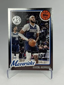 Baloncesto Topps 2025 45 aniversario Daniel Gafford plateado #80BK-10 Mavericks - Imagen 1 de 2