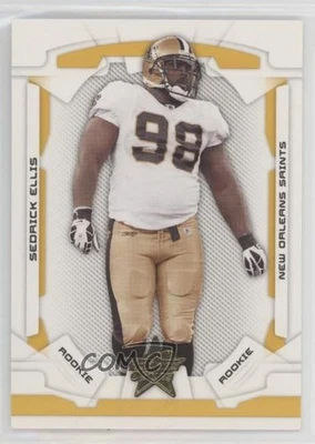 2008 Leaf Rookies & Stars Rookie Gold /349 Sedrick Ellis #176 RC - Image 1 of 2