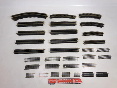 Fleischmann H0 Lot Model Track Light Defects (95 Tracks) 6001 Etc #ED920-3 - Image 1 of 4