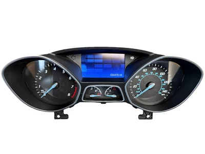 速度表仪表盘仪表板 2013 年和 2014 年福特福克斯 34,476 英里 — 第 1/4 张图片