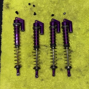 HPI Savage 21 25 X XL  Integy Purple Shocks (4) - Picture 1 of 11