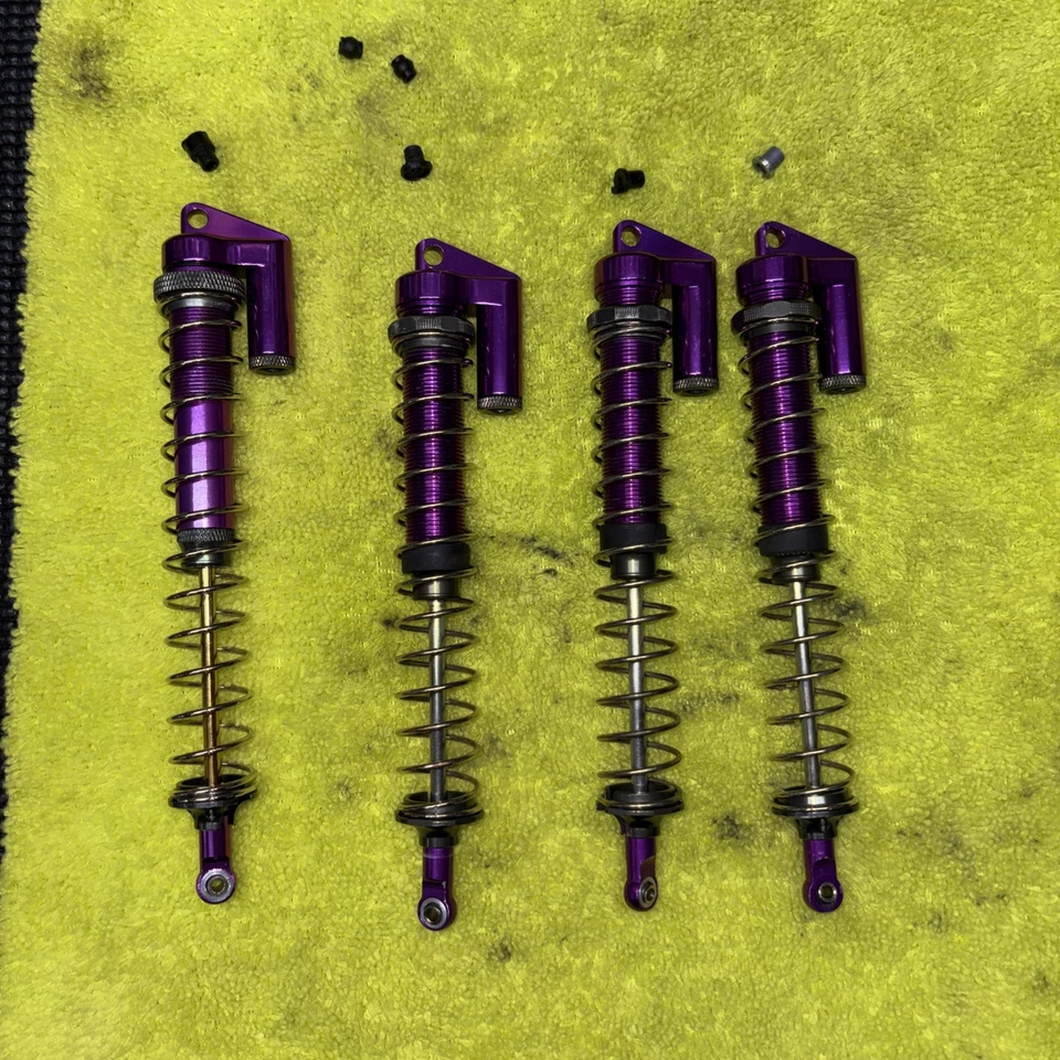 HPI Savage 21 25 X XL  Integy Purple Shocks (4) - Image 1 of 4