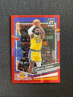 LeBron James 2023-24 Panini Donruss Optic Red Velocity /299 #65 - Image 1 of 2