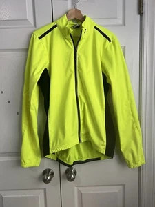 Bontrager Cycling Jacket Hi Viz Adult Large Neon Nylon Mens - Picture 1 of 14