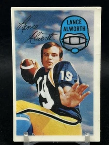 1970 Kellogg's #40 Lance Alworth FOOTBALL San Diego Chargers HOF See DECRIPTION - Picture 1 of 4