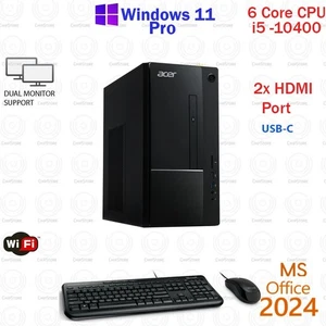 Acer aspire MT i5-10400 16GB 512GB NVME SSD Win 11 Pro Office 2024 - Picture 1 of 2