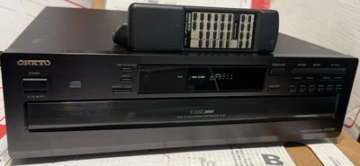 VINTAGE ONKYO DX-C340  6 CD PLAYER / CHANGER 5 CD EXCHANGE W/ CONTROL  GREAT!! - Image 1 of 4