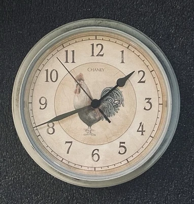 "Reloj de pared Chaney de colección" • Gallo rústico • Funciona" Foto 1 de 4