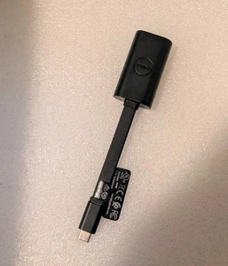 Adaptador Dell D59GG USB-C a Ethernet con cable RJ45 DBQBCBC064 Adaptador Gigabit - Imagen 1 de 4