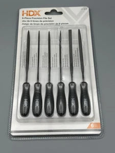 NEW HDX 6 PIECE Precision FILE SET SKU 467-650 - Picture 1 of 3
