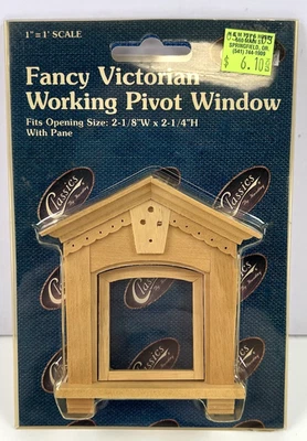 Classics by Handley #70119 Fancy Victorian Working Pivot Window 1” Scale New - Image 1 of 2
