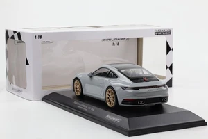 1:18 Minichamps Porsche 911 992 Carrera 4S 2023 kreide / goldene Felgen 300 pcs - Bild 1 von 5