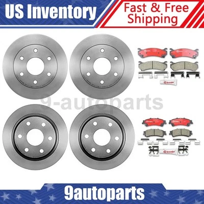 Комплект передних и задних тормозных колодок Brembo для Chevrolet Silverado 1500 2001-2005 годов выпуска - Изображение 1 из 4