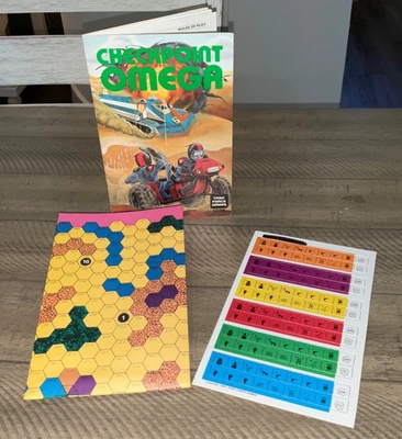 Task Force Games #1026 CHECKPOINT OMEGA 1981 (Unpunched & Unplayed) - Image 1 of 4