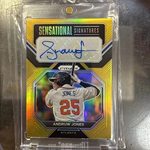2023 Prizm Sensational Signatures Andruw Jones 08/10 Braves Autograph Fast S/H - Picture 1 of 10