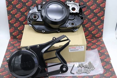 NEW Yamaha Banshee CLUTCH COVER + STATOR Cover Factory OEM 1987-2006 + bolt kit - Image 1 of 4
