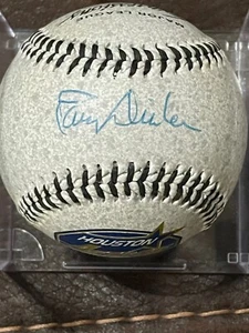 Larry Dierker Autographed Official MLB Baseball Houston Astros - Picture 1 of 2