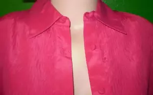 ¿NUEVO SIN ETIQUETAS VINTAGE? BLUSA TOP CAMISA PARA TRAJE YVES ST CLAIR 8 - Imagen 1 de 1