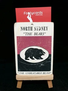 1968 NRL Scanlens North Sydney Bears Team Mascot Cards RL 1968A 1968B - Picture 1 of 2