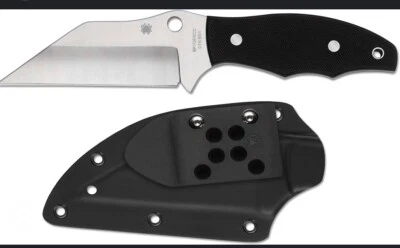 -Nuevo Cuchillo Táctico Hoja Fija Spyderco Ronin 2 CTS BD1 4.12’ Raro-NUEVO EN CAJA- Foto 1 de 2