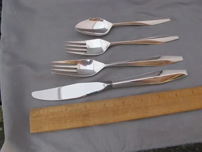 Reed & Barton Sterling DIAMOND (1958) 4 piezas AJUSTES DE LUGAR - Sin mono Foto 1 de 4