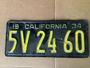 1963 - CALIFORNIA - LICENSE PLATE - Picture 1 of 2