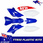 New Yamaha Ttr 50 Ttr50 Blue Plastics Fender Fairing Covers Kit Dirt/Pit/Bike Au