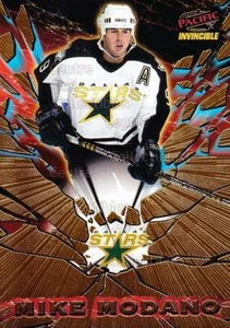 1997-98 Pacific Invincible Feature Performers #11 Mike Modano - Picture 1 of 1