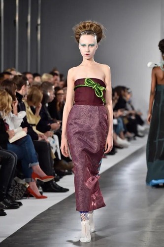 Abito Maxi Plum Maison Margiela By John Galliano Archivio Passerella Tg IT40