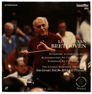 EBOND Beethoven Sir Gerog Solti Murray Parahia Laser Disc LD014257 - Picture 1 of 2